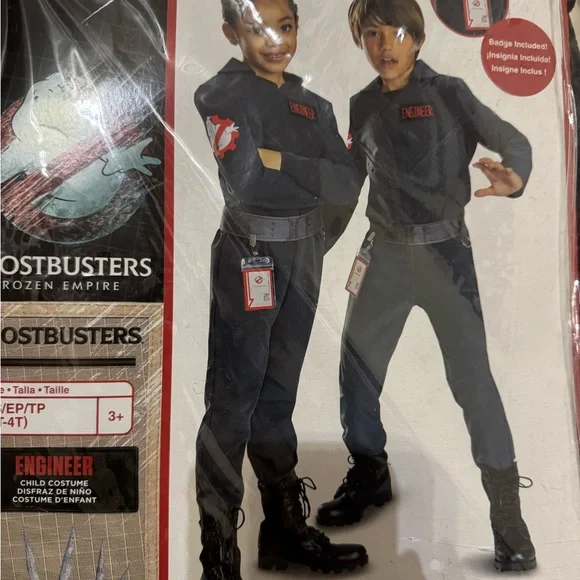 Halloween Ghostbusters Engineer Child Costume - Dark Blue - Picture 5 of 5